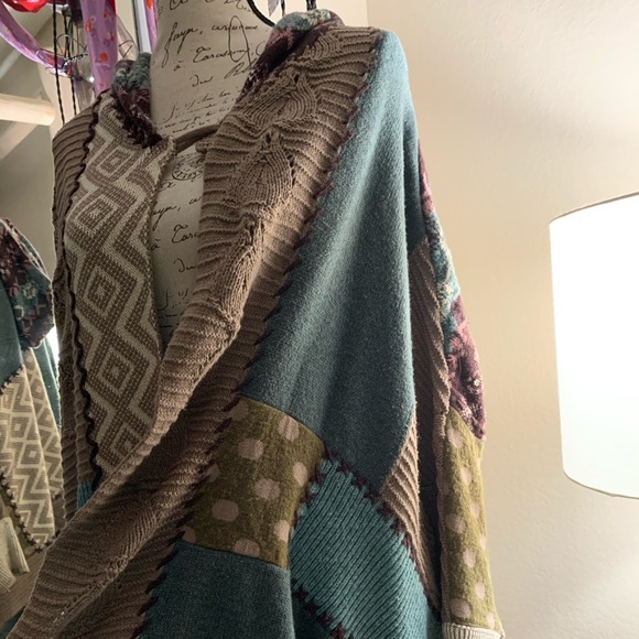 Anthropologie Sleeping On Snow Poncho OS S… - Picture 8 of 8